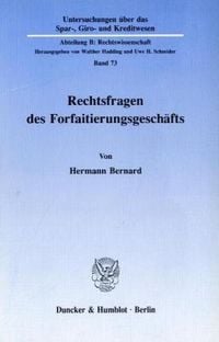 Produktbild: Rechtsfragen des Forfaitierungsgesch&auml;fts.