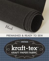 Produktbild: Publishing, C: kraft-tex (R) Vintage Roll, Black Prewashed