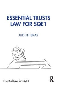 Produktbild: Essential Trusts Law for SQE1