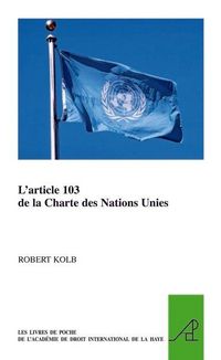 Produktbild: L'Article 103 de la Charte Des Nations Unies