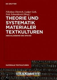 Produktbild: Theorie und Systematik materialer Textkulturen