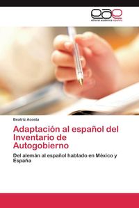 Produktbild: Adaptaci&oacute;n al espa&ntilde;ol del Inventario de Autogobierno