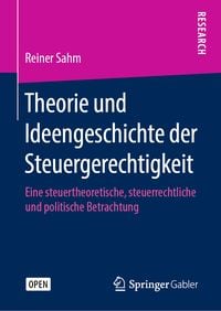 Produktbild: Theorie und Ideengeschichte der Steuergerechtigkeit