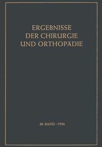 Produktbild: Ergebnisse der Chirurgie und Orthop&auml;die