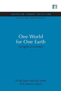 Produktbild: Sarre, P: One World for One Earth