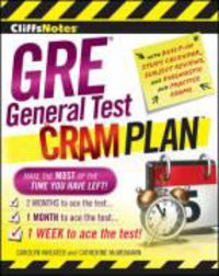 Produktbild: CliffsNotes GRE General Test Cram Plan