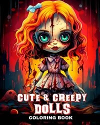 Produktbild: Cute and Creepy Dolls Coloring Book