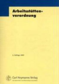Produktbild: Arbeitsst&auml;ttenverordnung