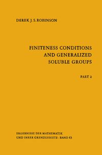 Produktbild: Finiteness Conditions and Generalized Soluble Groups