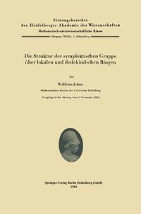 Produktbild: Die Struktur der symplektischen Gruppe &uuml;ber lokalen und dedekindschen Ringen