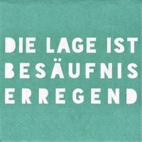 Produktbild: Serviette "Die Lage ist bes&auml;ufniserregend"