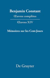 Produktbild: M&eacute;moires sur les Cent-Jours