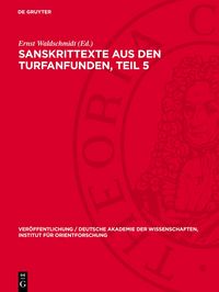 Produktbild: Sanskrittexte aus den Turfanfunden, Teil 5