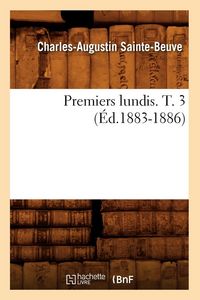 Produktbild: Premiers lundis. T. 3 (&Eacute;d.1883-1886)