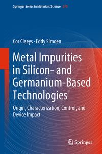 Produktbild: Metal Impurities in Silicon- and Germanium-Based Technologies