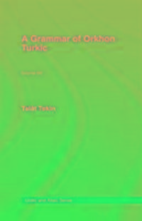 Produktbild: Tekin, T: A Grammar of Orkhon Turkic