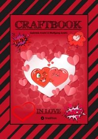 Produktbild: Craftbook - Verliebt - Liebe Motive - Freundschaftsband - Basteln - R&auml;tsel - Ausmalvorlagen - Aufgaben - Herzen