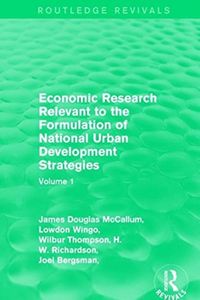 Produktbild: McCallum, J: Economic Research Relevant to the Formulation o