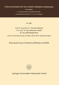 Produktbild: Entarsenisierung von Eisenerz, Roheisen und Stahl