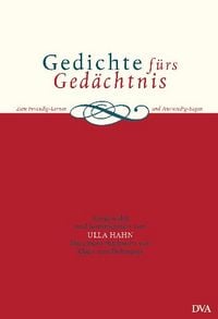Produktbild: Gedichte f&uuml;rs Ged&auml;chtnis