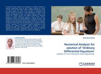 Produktbild: Numerical Analysis for solution of 'Ordinary Differential Equations''