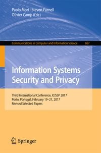 Produktbild: Information Systems Security and Privacy