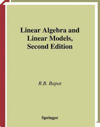 Produktbild: Linear Algebra and Linear Models