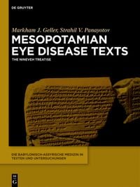 Produktbild: Mesopotamian Eye Disease Texts