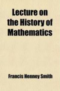 Produktbild: Lecture on the History of Mathematics