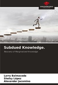 Produktbild: Subdued Knowledge.