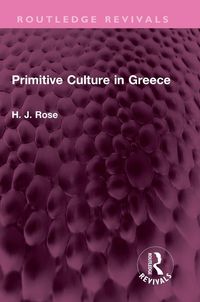 Produktbild: Primitive Culture in Greece