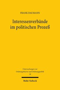 Produktbild: Interessenverb&auml;nde im politischen Proze&szlig;