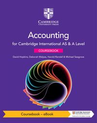 Produktbild: Cambridge International AS & A Level Accounting Coursebook - eBook
