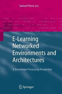 Produktbild: E-Learning Networked Environments and Architectures
