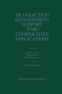 Produktbild: Transaction Management Support for Cooperative Applications