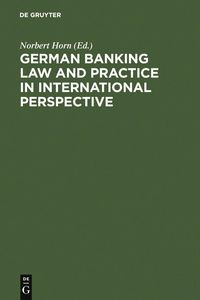 Produktbild: German Banking Law and Practice in International Perspective