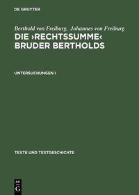 Produktbild: Untersuchungen I