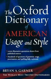 Produktbild: The Oxford Dictionary of American Usage and Style