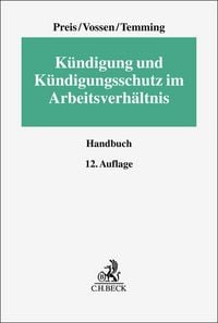 Produktbild: K&uuml;ndigung und K&uuml;ndigungsschutz im Arbeitsverh&auml;ltnis