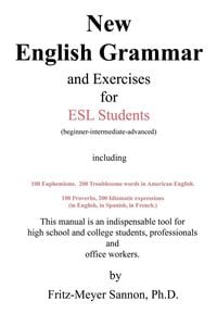Produktbild: New English Grammar for Esl Students