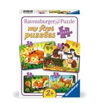 Produktbild: Kinderpuzzle 2, 4, 6, 8 Teile - Kleine Tierfamilien