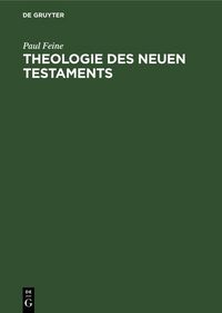 Produktbild: Theologie des Neuen Testaments