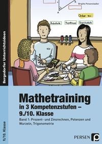 Produktbild: Mathetraining in 3 Kompetenzstufen - 9./10. Klasse