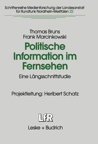 Produktbild: Politische Information im Fernsehen