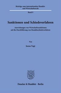 Produktbild: Sanktionen und Schiedsverfahren