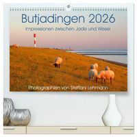 Produktbild: Butjadingen 2026. Impressionen zwischen Jade und Weser (hochwertiger Premium Wandkalender 2026 DIN A2 quer), Kunstdruck in Hochglanz