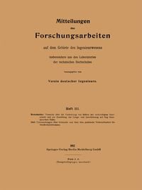 Produktbild: Mitteilungen &uuml;ber Forschungsarbeiten