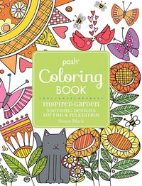 Produktbild: Black, S: Posh Adult Coloring Book Inspired Garden: Soothing