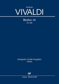 Produktbild: Beatus vir (Klavierauszug)