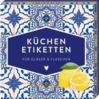 Produktbild: K&uuml;chenetiketten - Portugiesische Fliesen